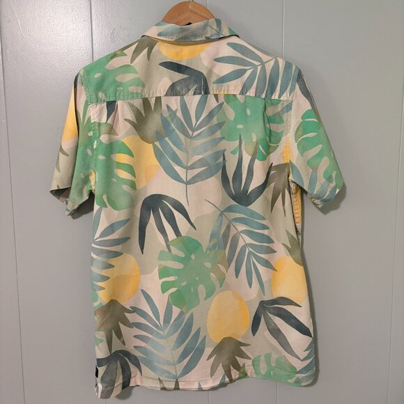 Roark Gonzo de Palmas Short Sleeve Button Down Shirt Small Colorful Cotton - Picture 12 of 14